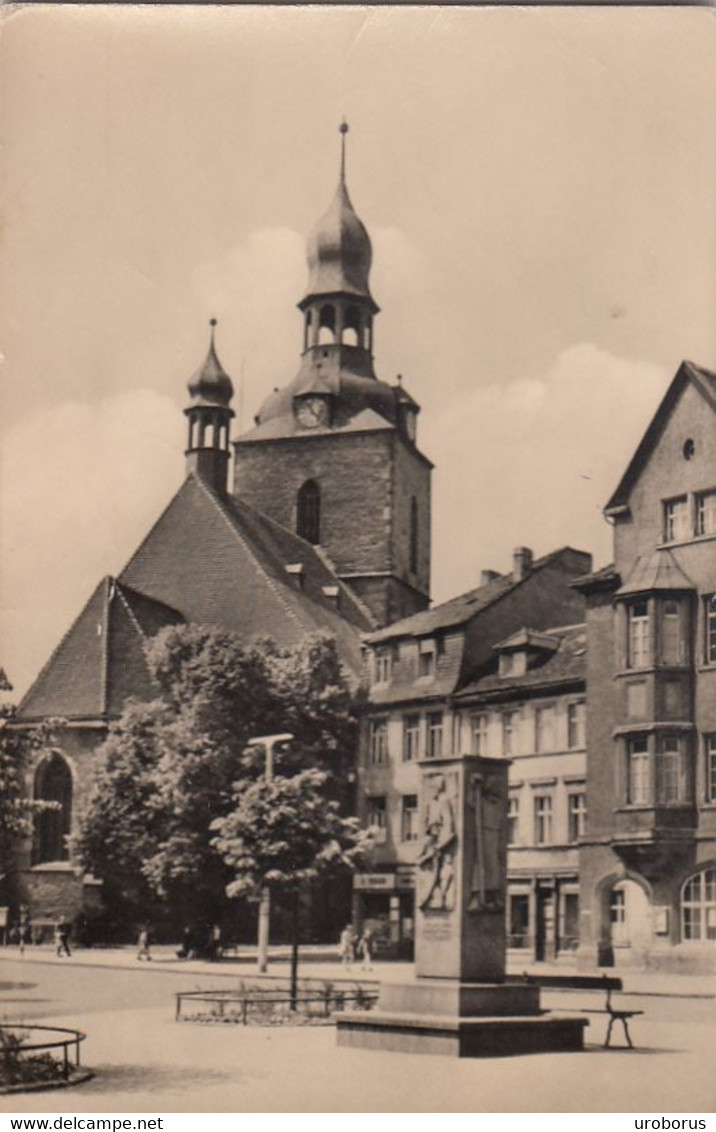 GERMANY - Hettstedt 1961 - Marktplatz - Hettstedt