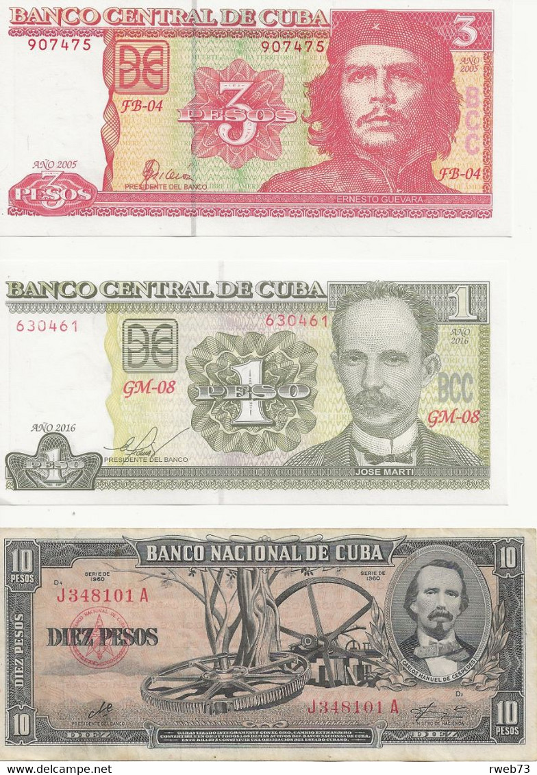 CUBA - Lot De 6 Billets Différents - TB/TTB - Cuba