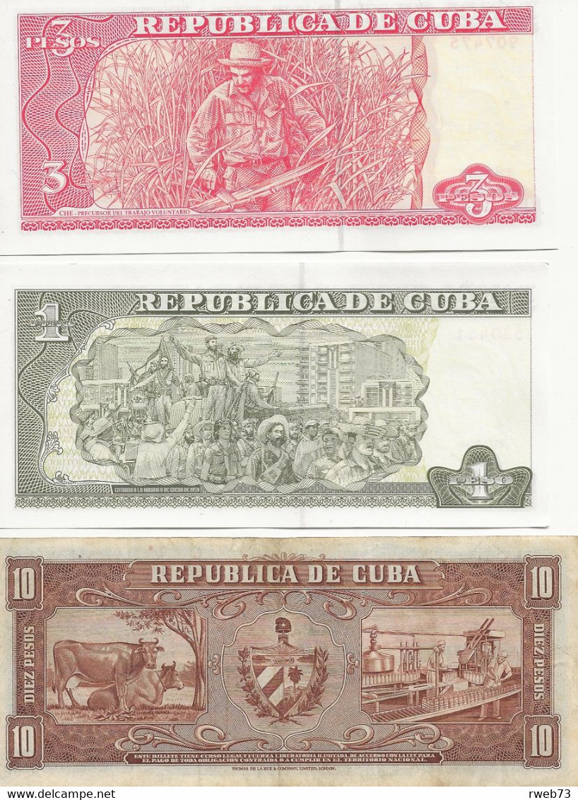 CUBA - Lot De 6 Billets Différents - TB/TTB - Cuba