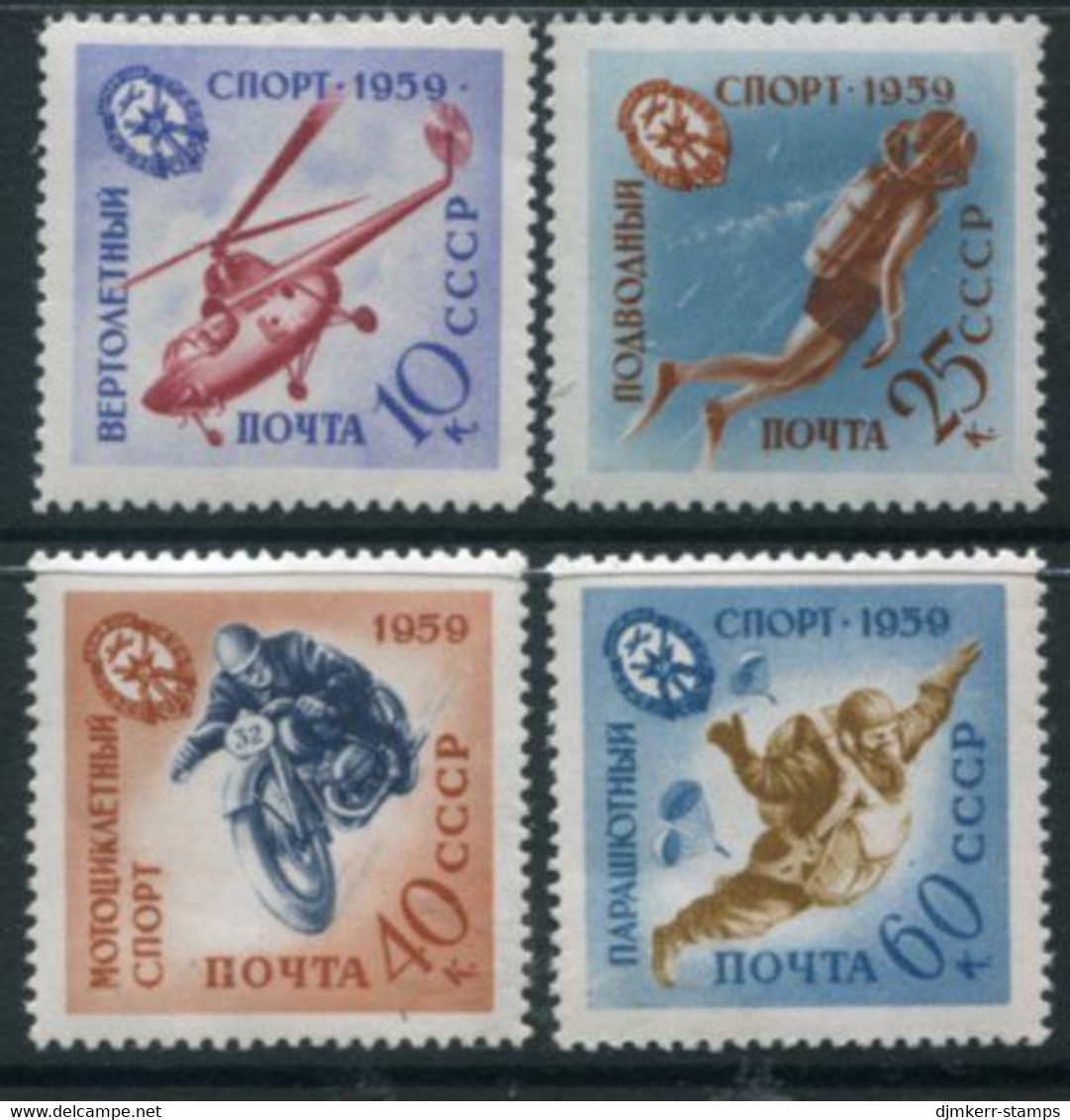 SOVIET UNION 1959 Armed Forces Volunteer Reserve MNH / **.  Michel 2280-83 - Unused Stamps
