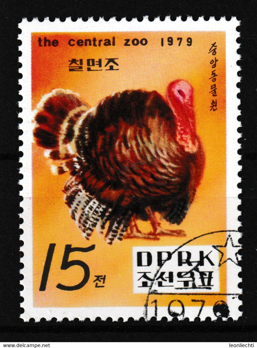 1977 DPR - Nord Korea, Mi: 1907° / Y&T: 1545°, Truthahn - Meleagris Gallopavo - Paons