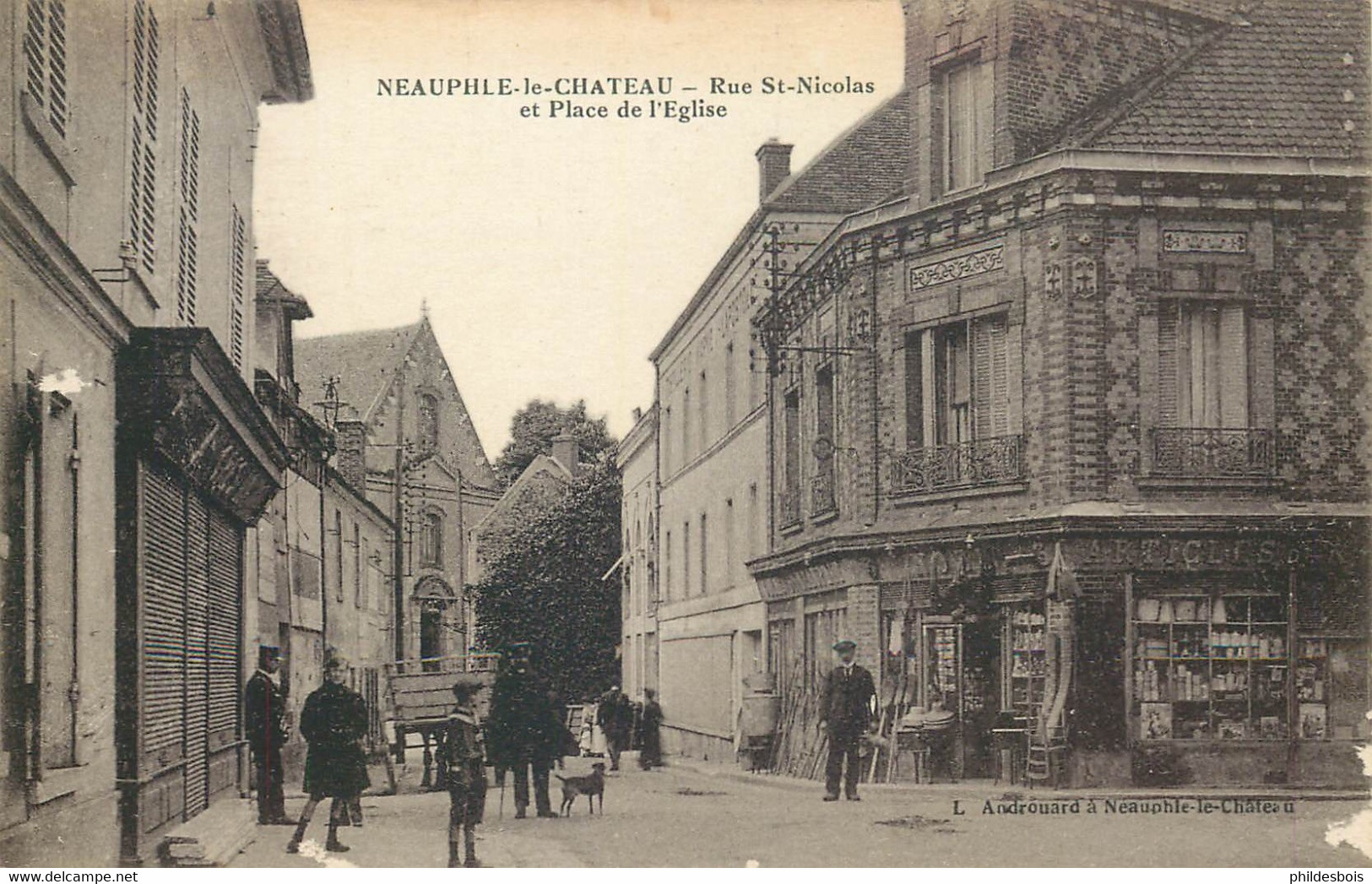 YVELINES  NEAUPHLE LE CHATEAU  Rue Saint Nicolas - Neauphle Le Chateau