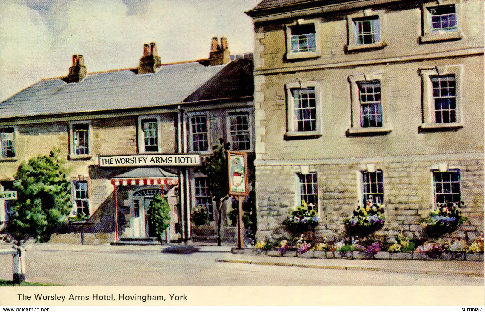 YORKS - YORK - HOVINGHAM - THE WORSLEY ARMS HOTEL Y3570 - York