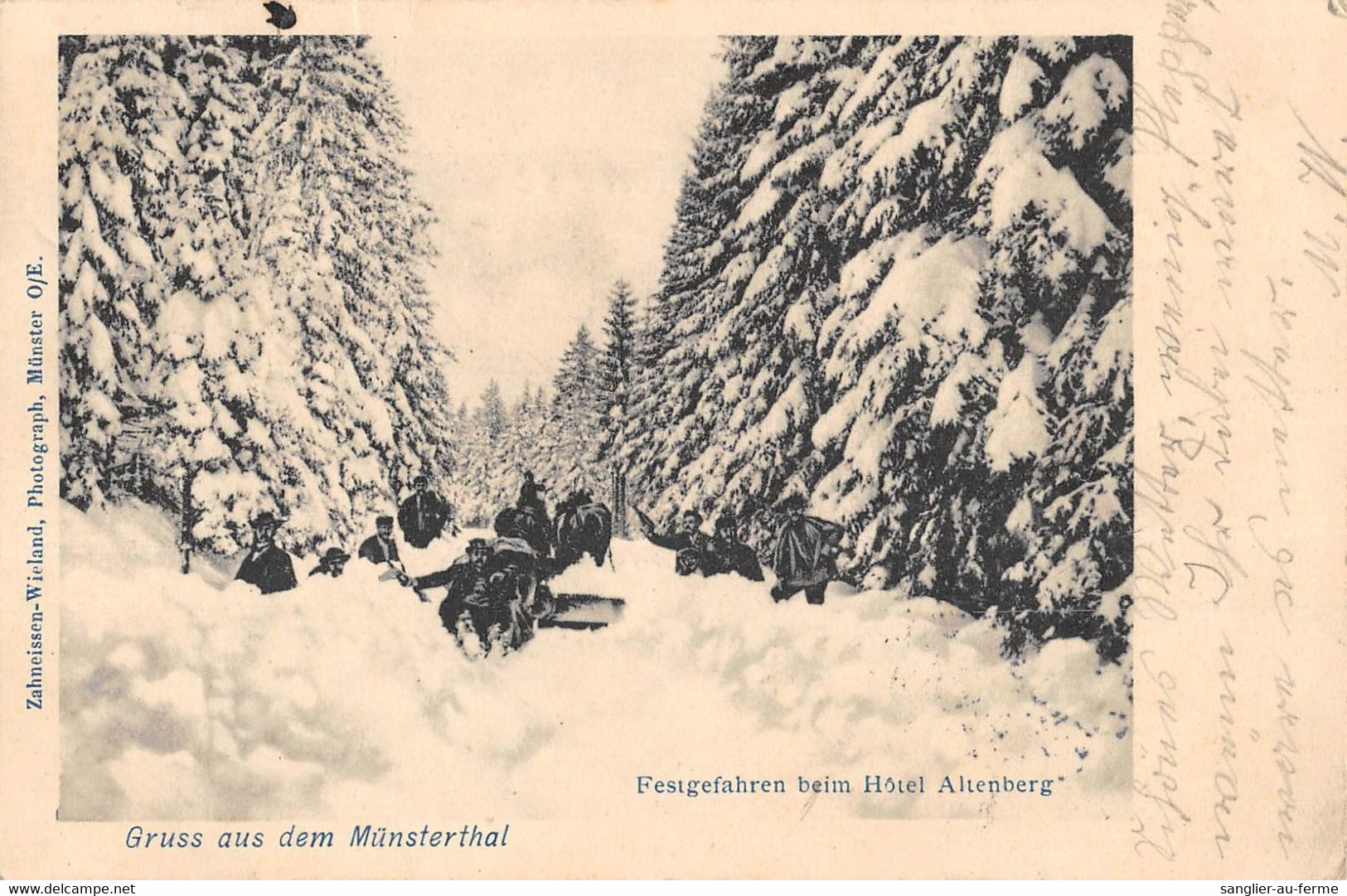 CPA 68 GRUSS AUS DEM MUNSTERTHAL HOTEL ALTENBERG - Other & Unclassified