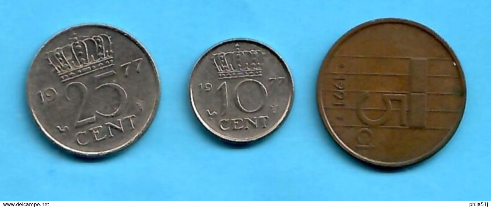 PAYS-BAS ---3 PIECES ---VOIR DESCRIPTION  (21) - Monedas Comerciales