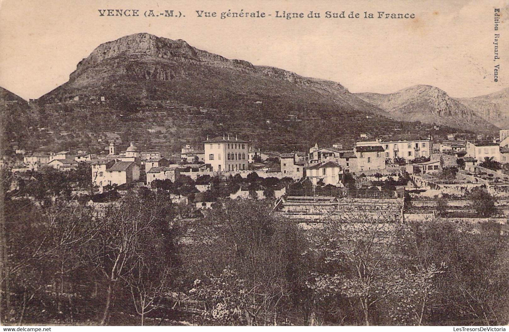 CPA - 06 - VENCE - Vue Générale - Ligne Du Sud De La France - Edition Reynard Vence - Vence