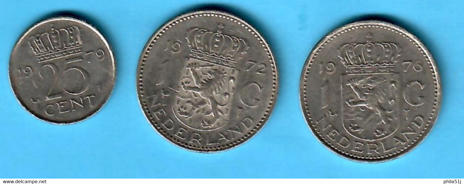 PAYS-BAS ---3 PIECES ---VOIR DESCRIPTION  (22) - Trade Coins