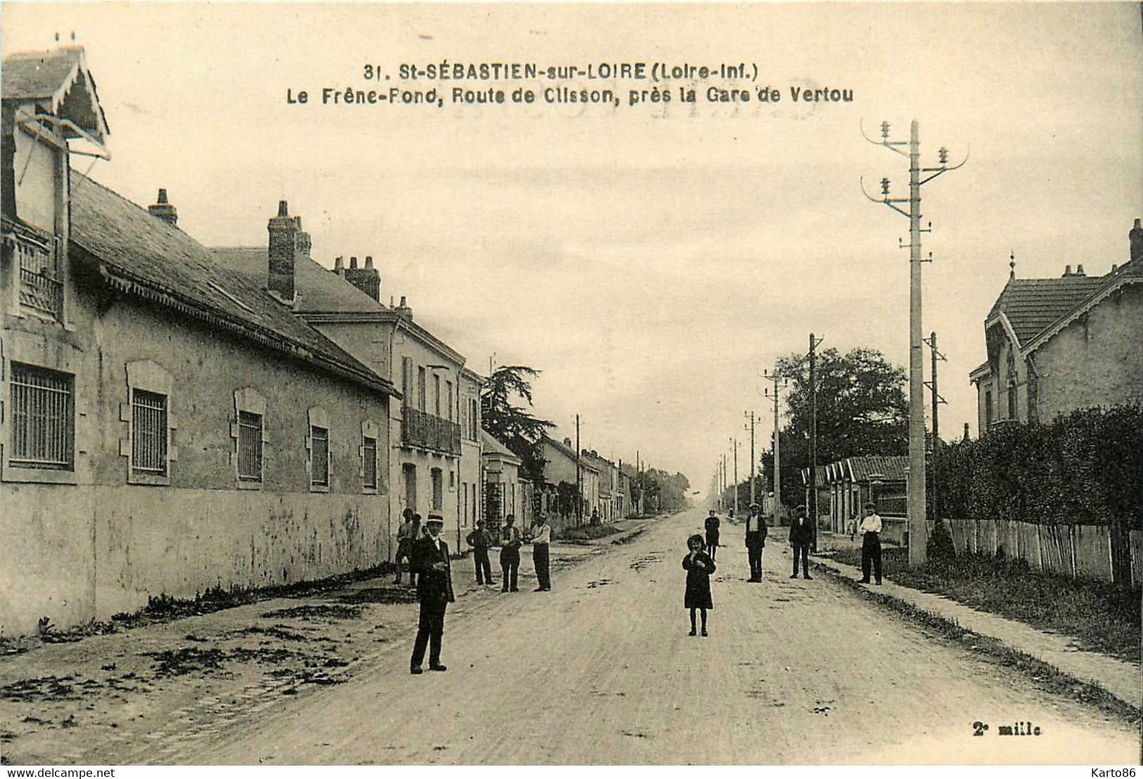 St Sébastien Sur Loire * Quartier Faubourg Le Frêne Rond * Route De Clisson , Près La Gare De Vertou - Saint-Sébastien-sur-Loire