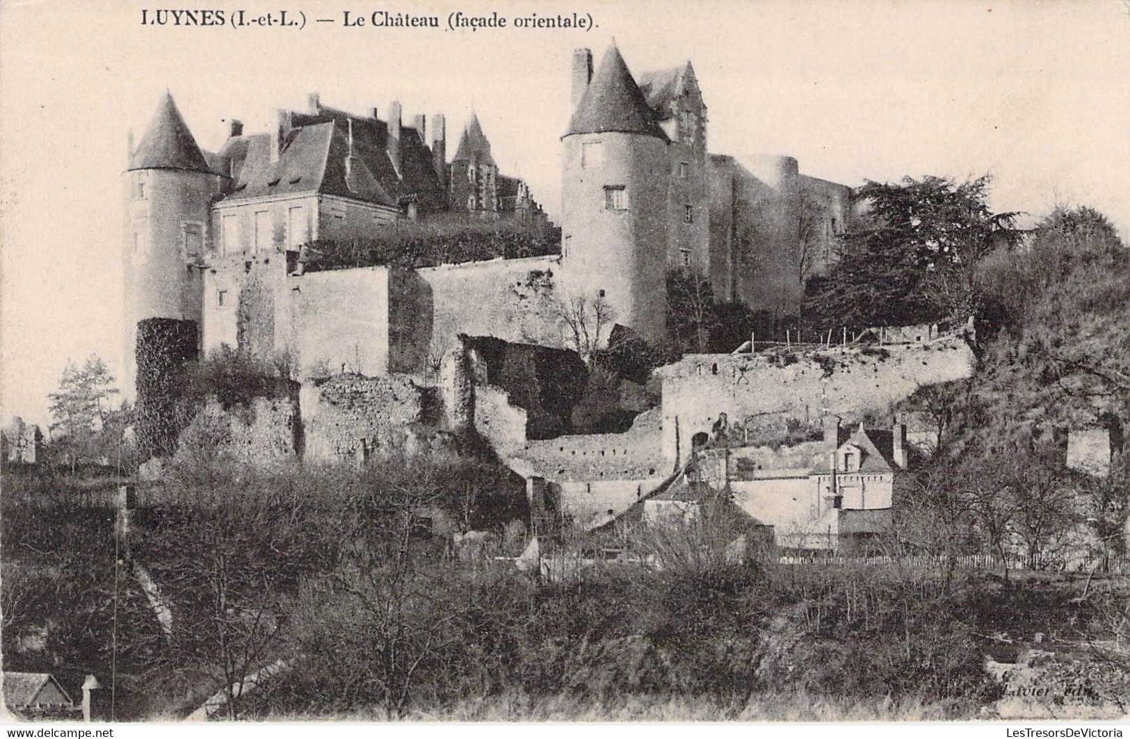 CPA - 37- LUYNES - Le Château - Façade Orientale - Lavier Edit - Luynes