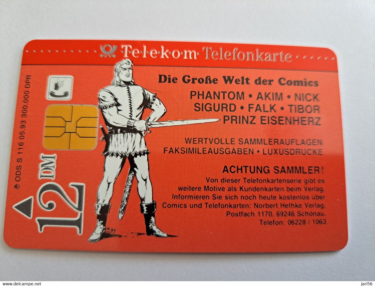 DUITSLAND/ GERMANY  CHIPCARD /COMIC/MARVEL SUPERHEROES /FALK   / 12DM  CARD / S116 Used  CARD     **10482** - K-Serie : Serie Clienti