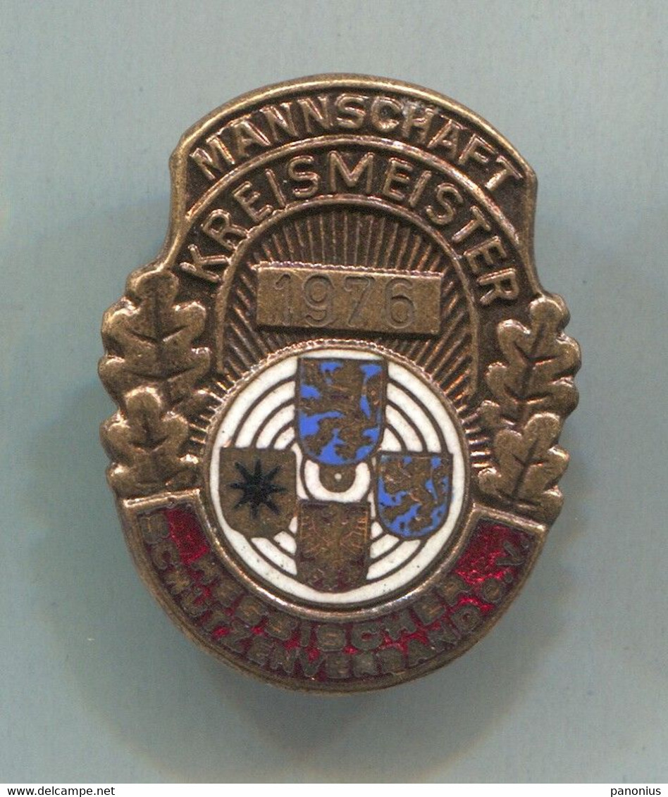 Archery Shooting  - Schutzen Gesellschaft Hessen Germany, Pin Badge Abzeichen, Enamel - Archery