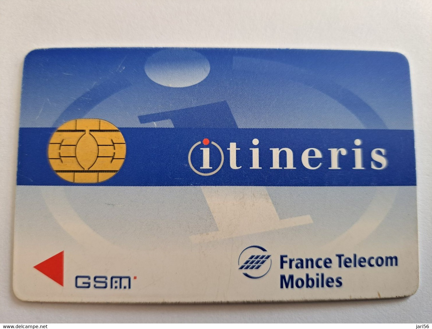 FRANCE/FRANKRIJK   SIM  GSM CARD / ITENERIS  MOBILE   WITH CHIP     ** 10487 ** - Voorafbetaalde Kaarten: Gsm