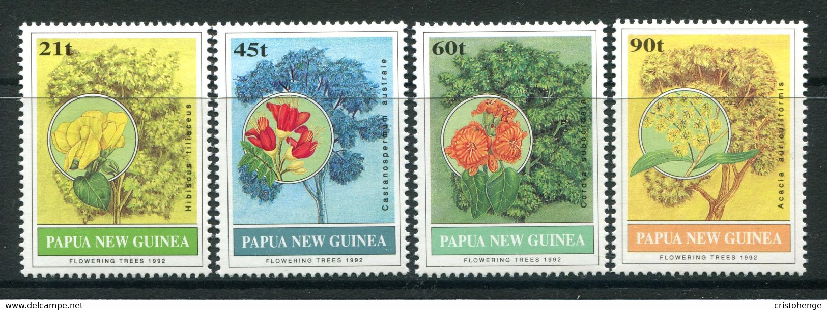 Papua New Guinea 1992 Flowering Trees Set MNH (SG 675-678) - Papua Nuova Guinea