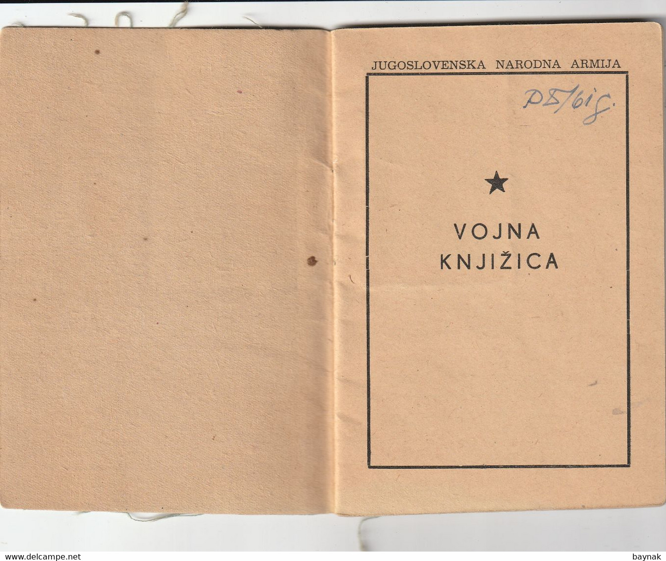 YUGOSLAVIA , CROATIA  - JNA  -- YU ARMY -  VOJNA KNJIZICA  --  SOLDBUCH   - MILITARY PASS - Documents