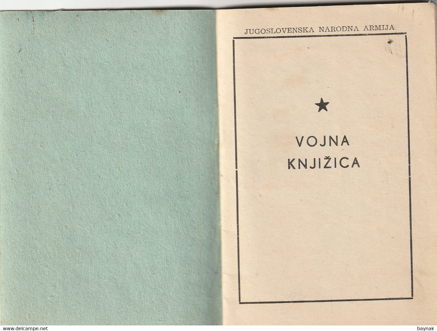 YUGOSLAVIA , BOSNIA   - JNA  -- YU ARMY  -   VOJNA KNJIZICA  --  SOLDBUCH   - MILITARY PASS - Documents