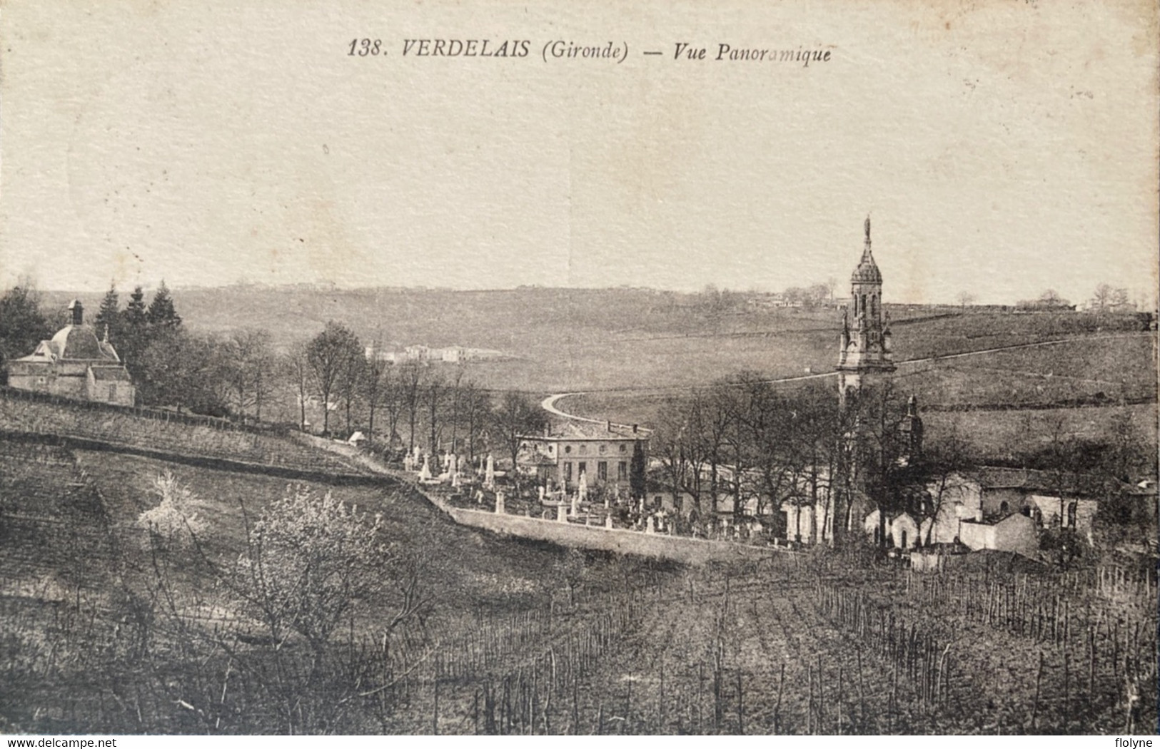 Verdelais - Vue Panoramique Du Village - Les Vignes - Verdelais