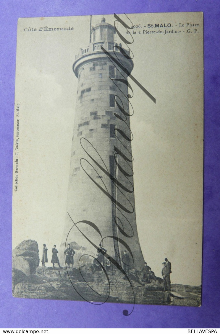 Phare Lighthouse Vuurtoren. 3 X Cpa-St Malo-Cap D'Antibes & Dunkerque - Faros