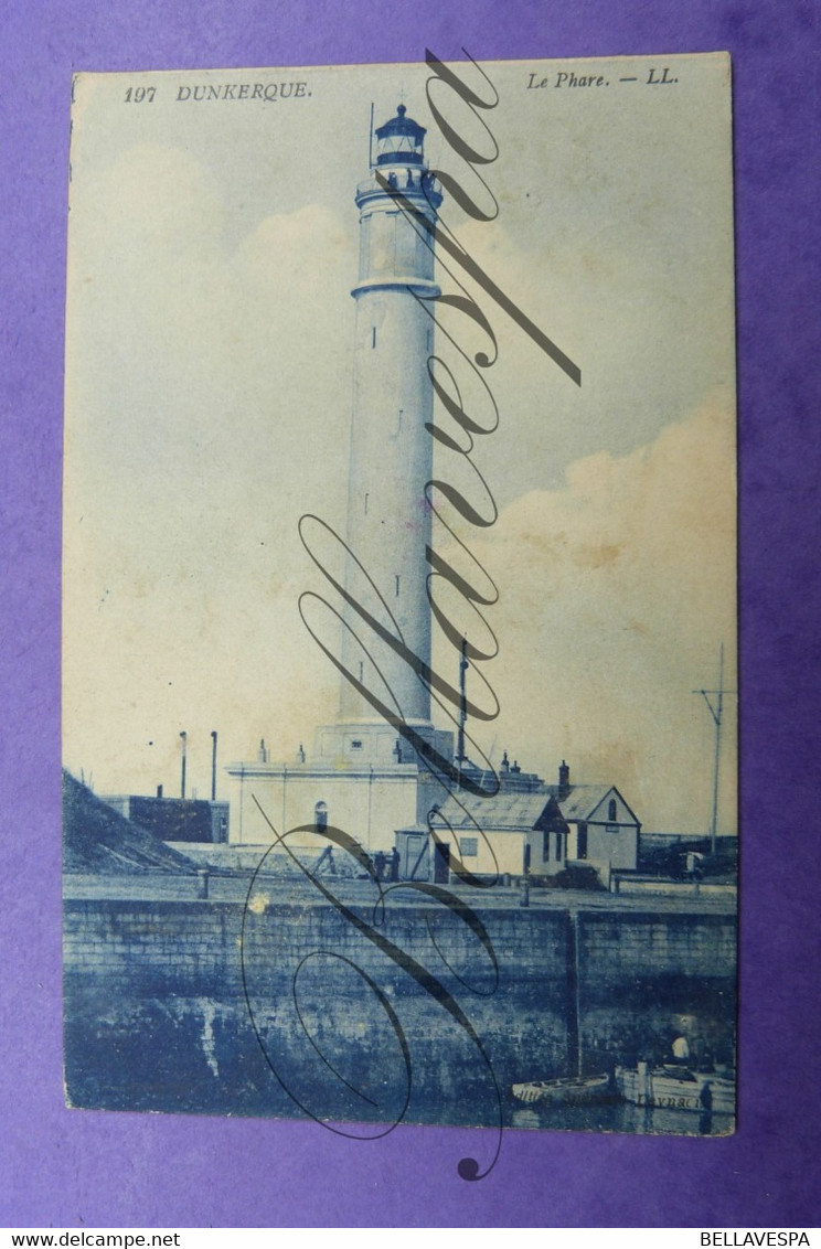 Phare Lighthouse Vuurtoren. 3 X Cpa-St Malo-Cap D'Antibes & Dunkerque - Faros