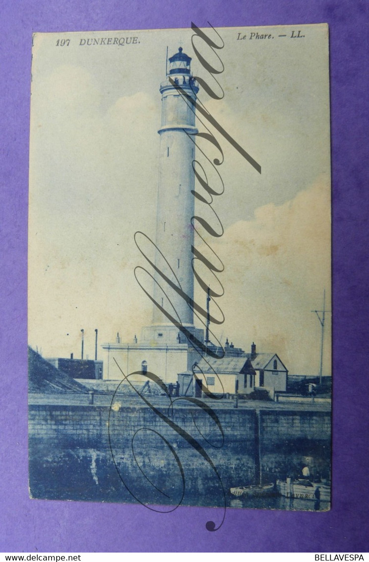 Phare Lighthouse Vuurtoren. 3 X Cpa-St Malo-Cap D'Antibes & Dunkerque - Lighthouses