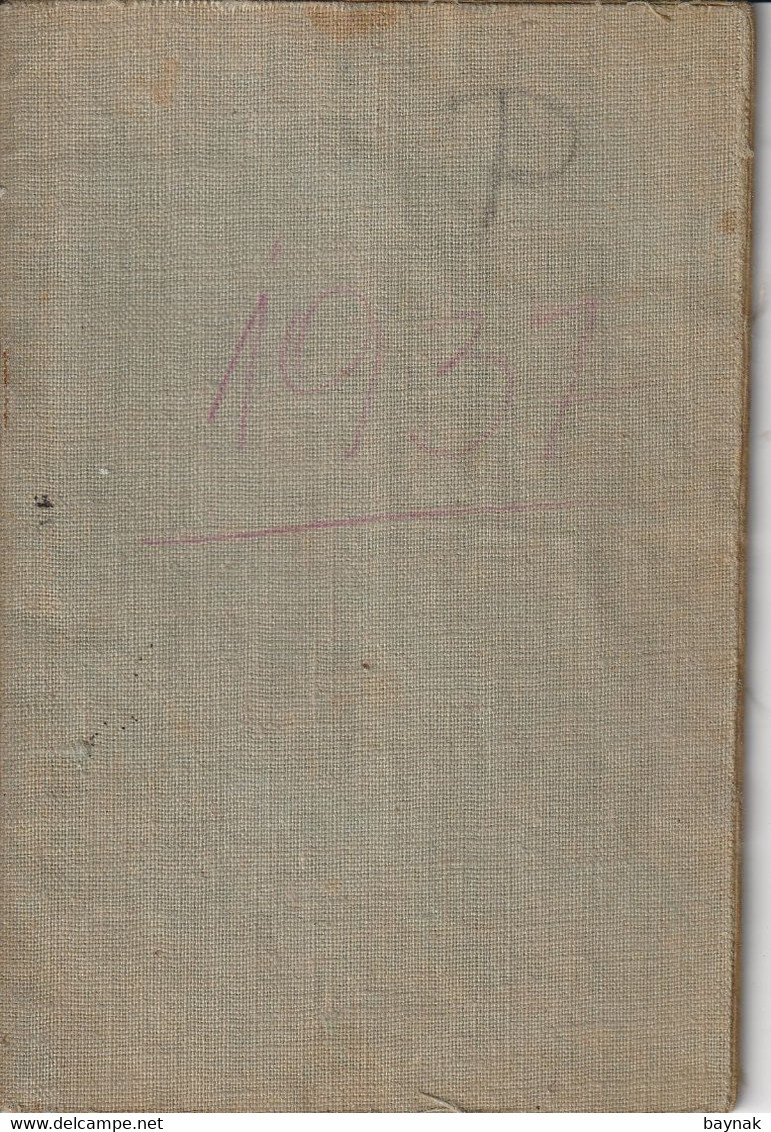 YUGOSLAVIA , CROATIA  - JNA  -- YU ARMY  -   VOJNA KNJIZICA  --  SOLDBUCH   - MILITARY PASS  --  1954 - Documents