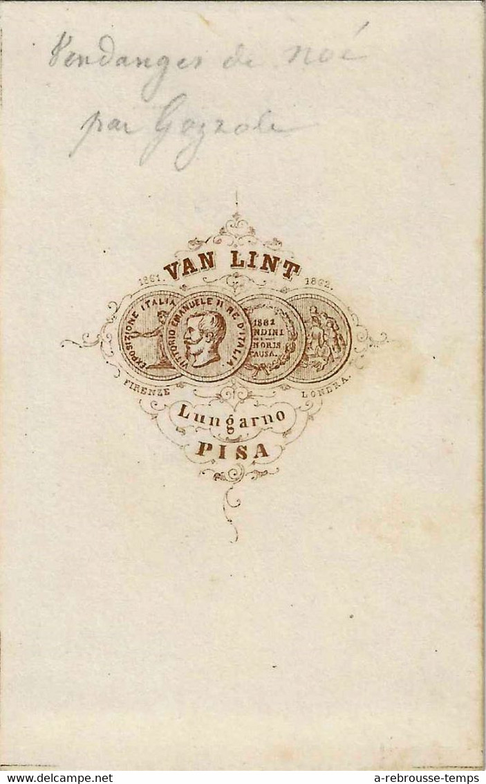 CDV Italia-Italie- Par Van Lint à Pisa-Pise- Les Vendanges De Noé Par G... - Plaatsen