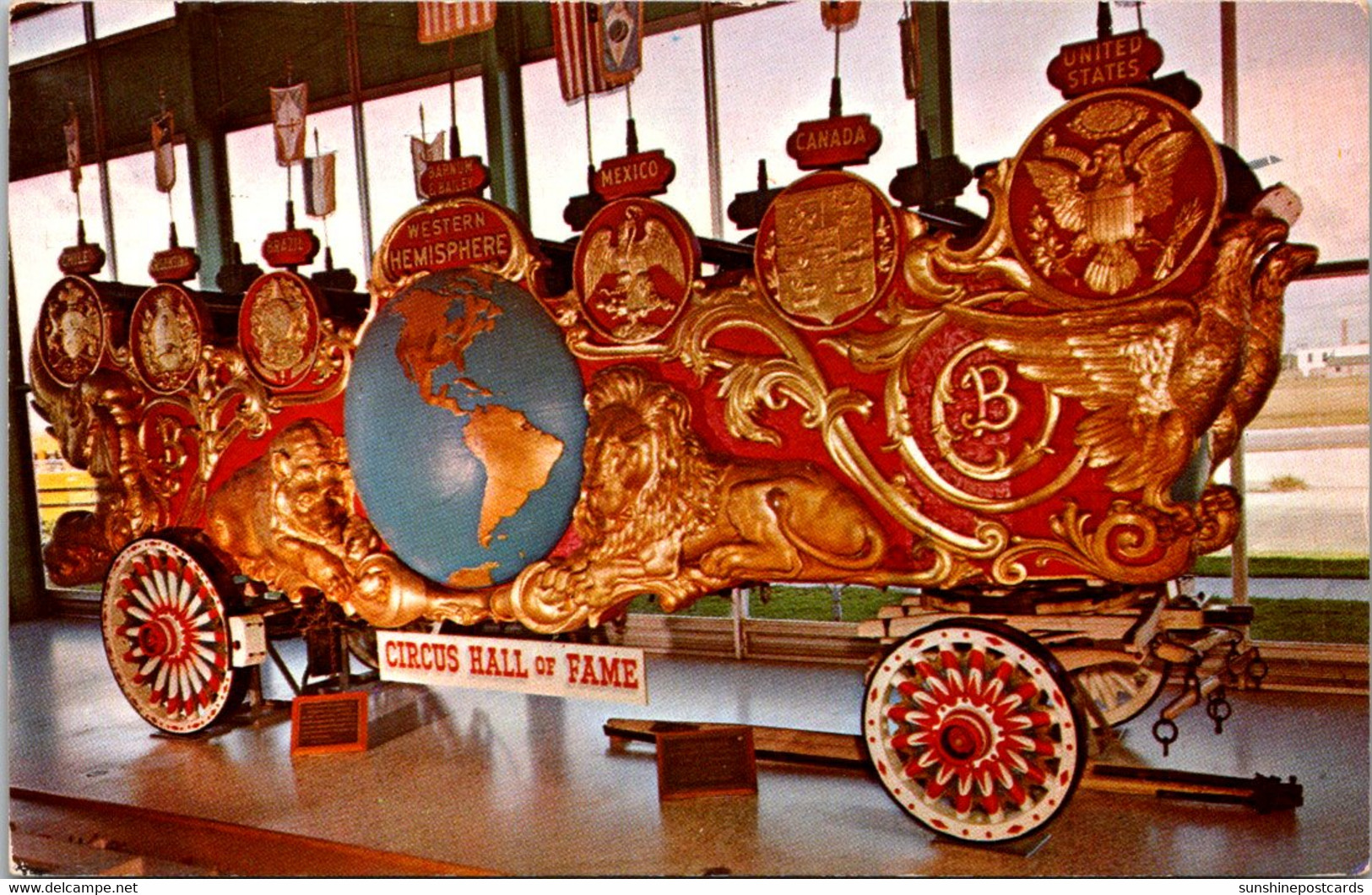 Florida Sarasota Circus Hall Of Fame Two Hemisppheres Bandwagon 1979 - Sarasota