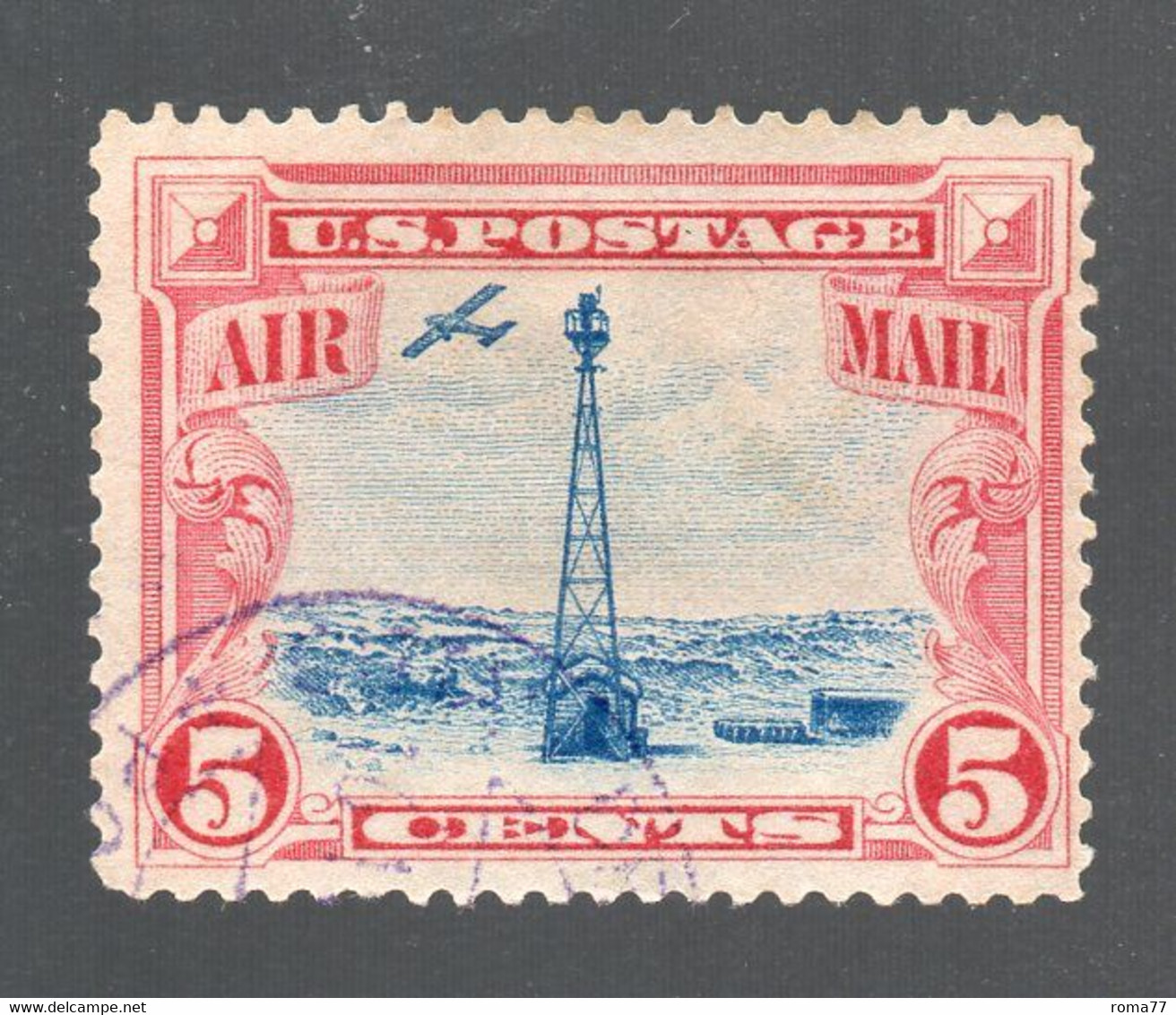 Y1507 - STATI UNITI USA 1928 , Posta Aerea Unificato N. 11 Usato . - 1a. 1918-1940 Oblitérés