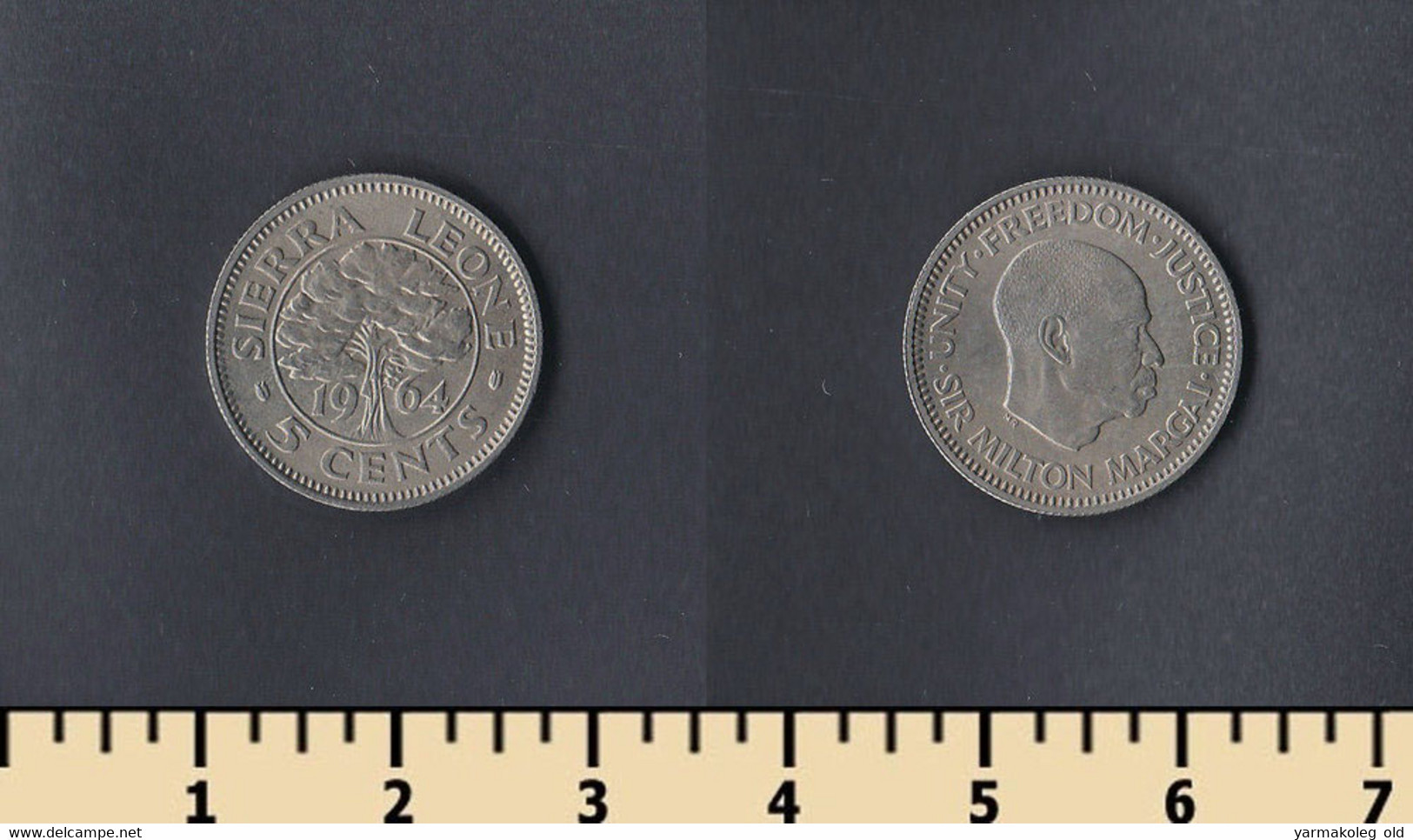 Sierra Leone 5 Cents 1964 - Sierra Leone