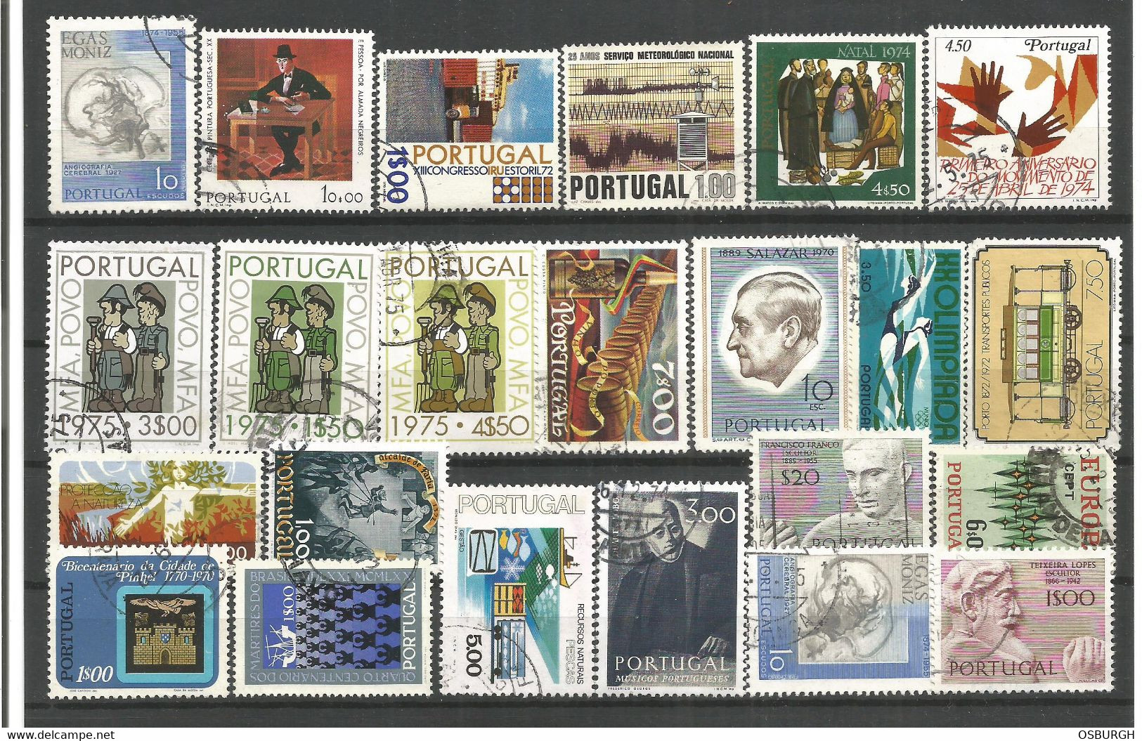 PORTUGAL. MIXTURE OF USED STAMPS (J) - Lotes & Colecciones