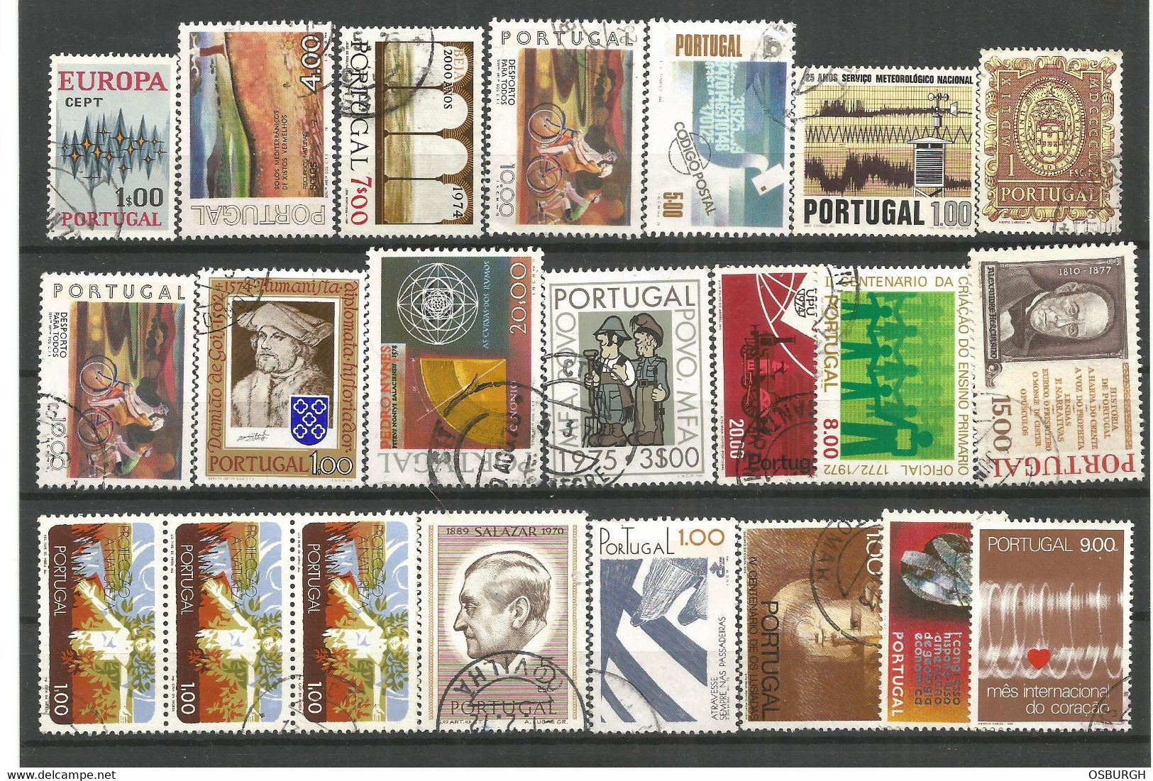 PORTUGAL. MIXTURE OF USED STAMPS (C) - Sammlungen