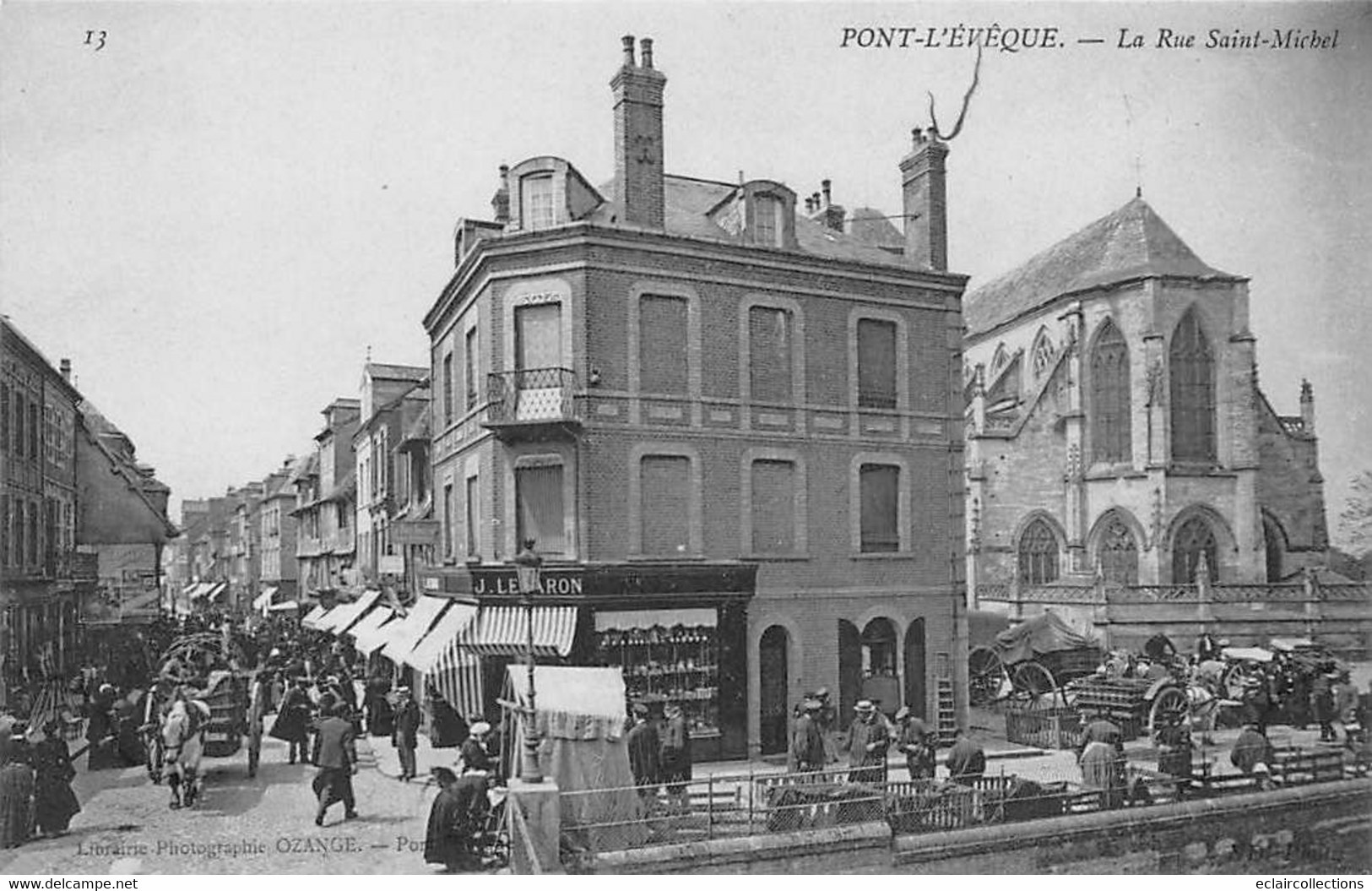 Pont-l'Evêque         14         La Rue St Michel      (voir Scan) - Pont-l'Evèque