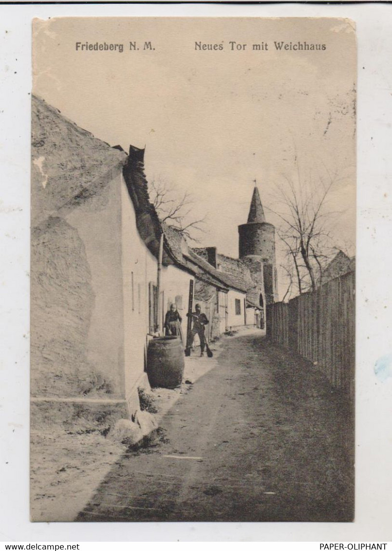 NEUMARK - FRIEDEBERG / STRZELCE - KRAJENSKIE, Neues Tor Mit Weichhaus, 1926, Kl. Randmangel - Neumark