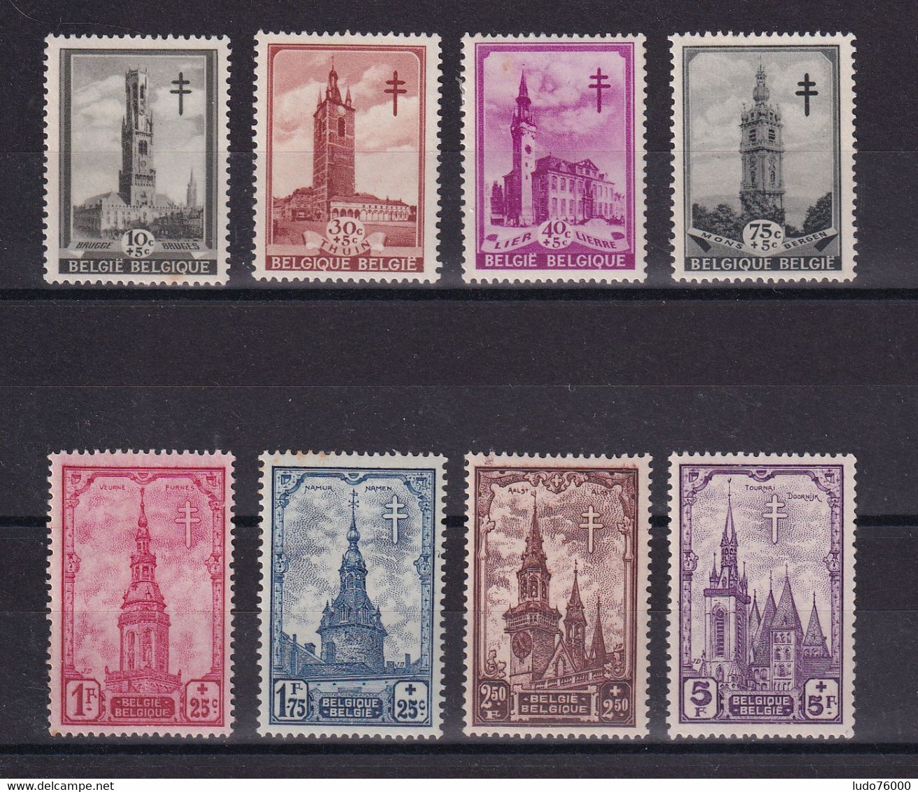 D 430 / BELGIQUE / N° 519/526 NEUF**  COTE 65€ - Collezioni