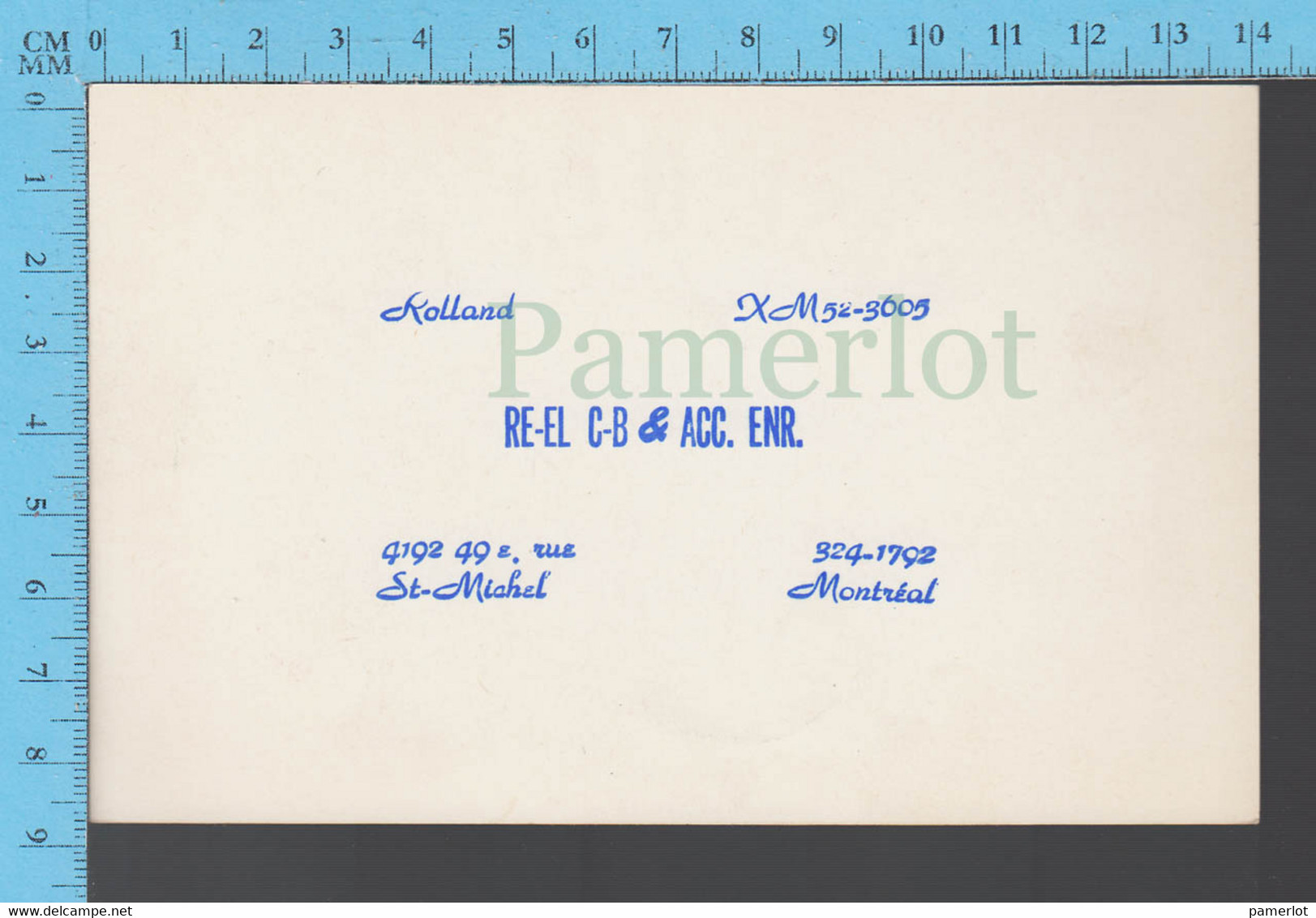 QSL - Base Et Mobile : De La Peur  -Montreal Que. - CB - CB-Funk