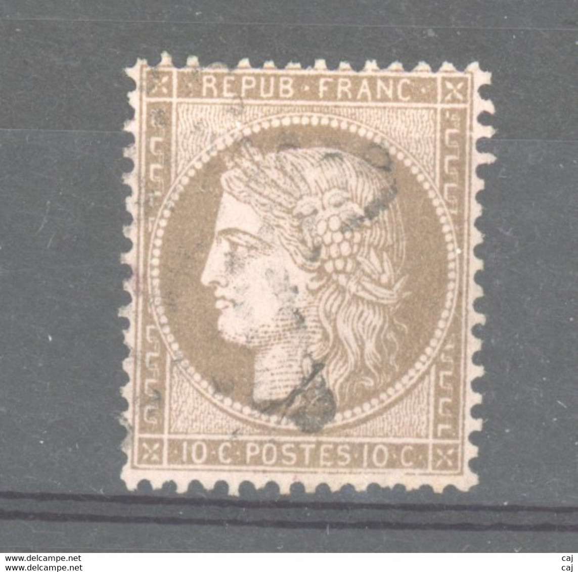 CLX  1059  -  France  :   Yv  58  (o) - 1871-1875 Ceres