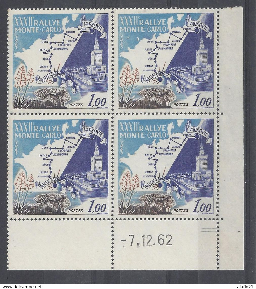 MONACO - N° 614 - 32ème RALLYE - Bloc De 4 COIN DATE - NEUF SANS CHARNIERE - 7/12/62 - Unused Stamps