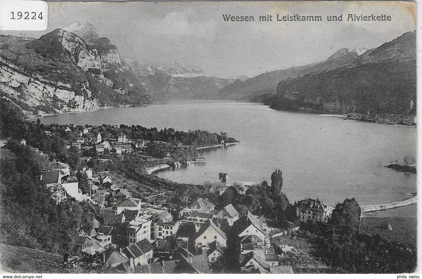 Weesen Mit Leistkamm Und Alvierkette - Weesen