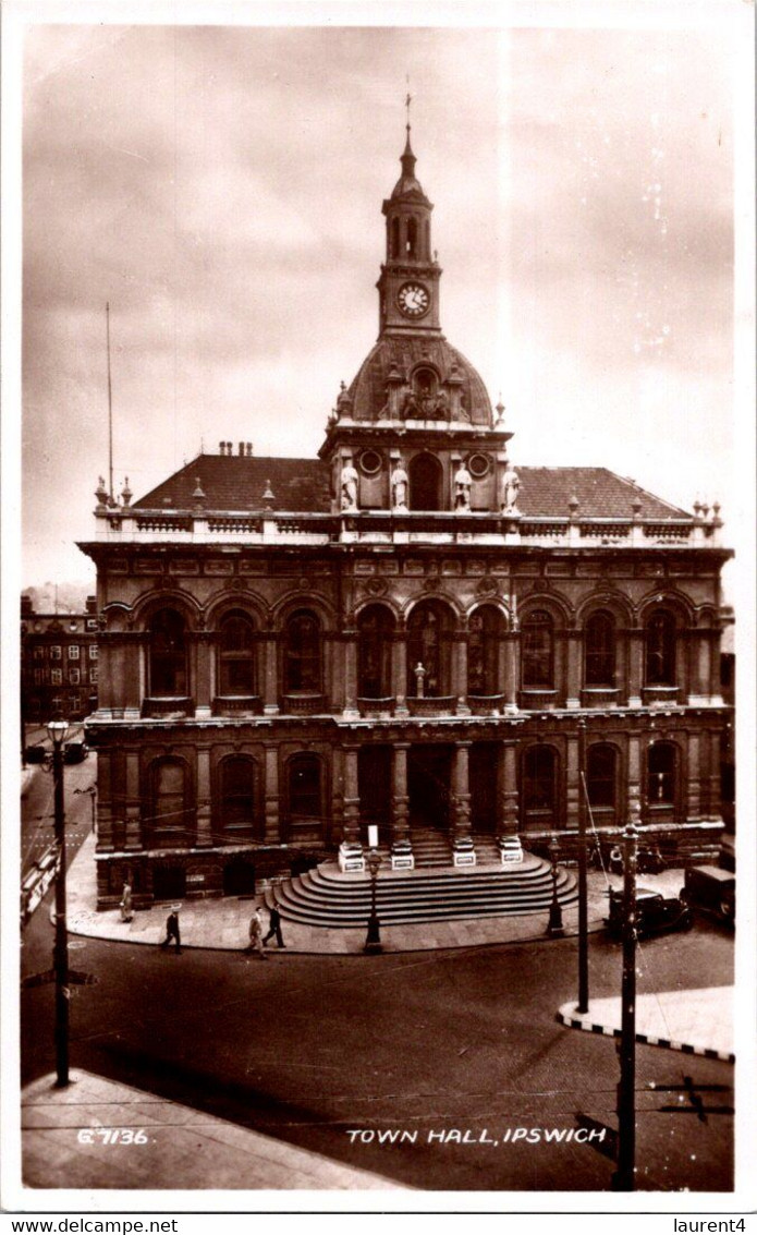 (2 G 35) Very Old - UK - Ipswich Town Hall - Mairie - Ipswich