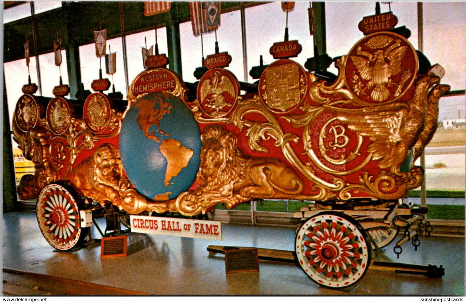 Florida Sarasota Circus Hall Of Fame Two Hemispheres Bandwagon - Sarasota