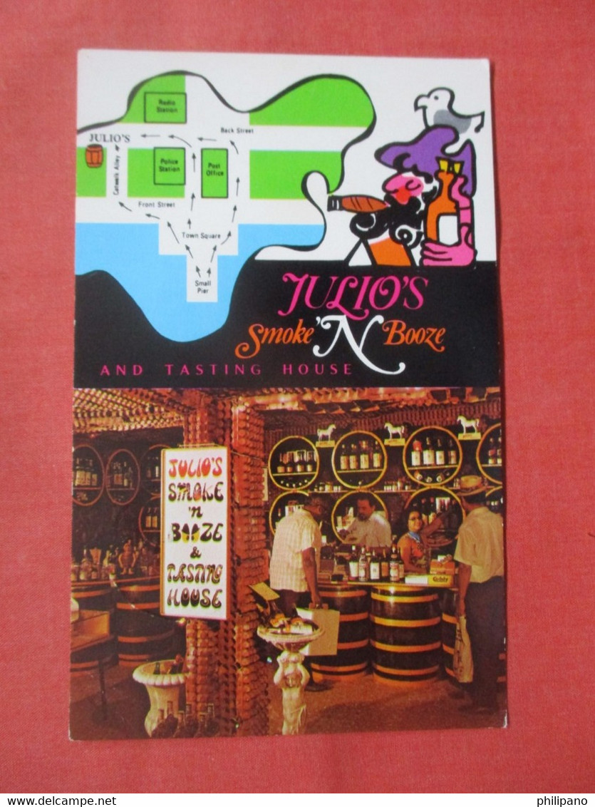 Julio's Smoke " Booze Tasting House.    Netherland Antilles       Ref 5707 - Sonstige & Ohne Zuordnung