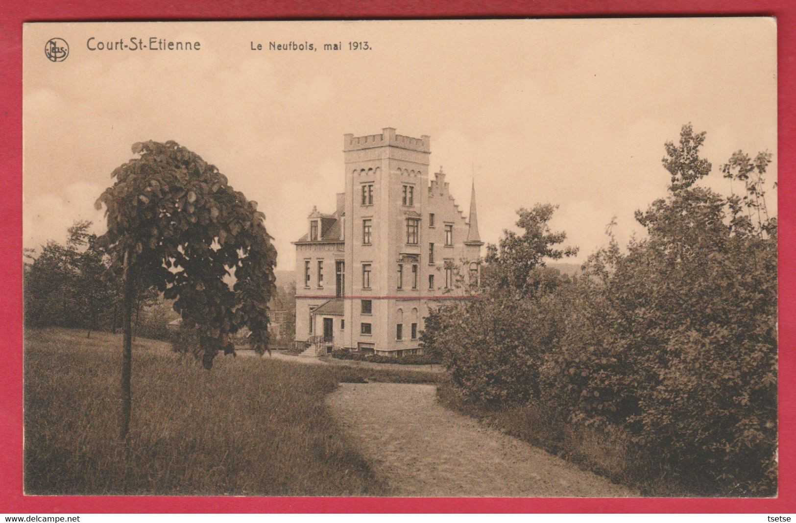 Court-Saint-Etienne - Le Neufbois, Mai 1913 ... Villa ( Voir Verso ) - Court-Saint-Etienne