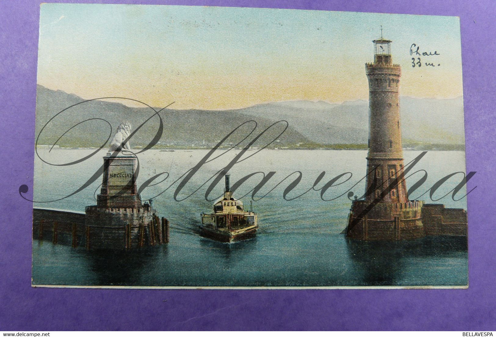 Lindau  Lighthouse- Le  Phare -Vuurtoren.2 X Cpa - Faros