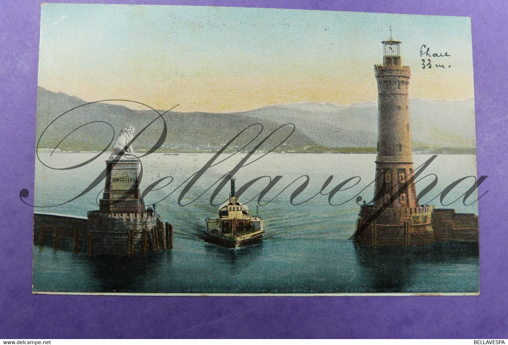 Lindau  Lighthouse- Le  Phare -Vuurtoren.2 X Cpa - Lighthouses