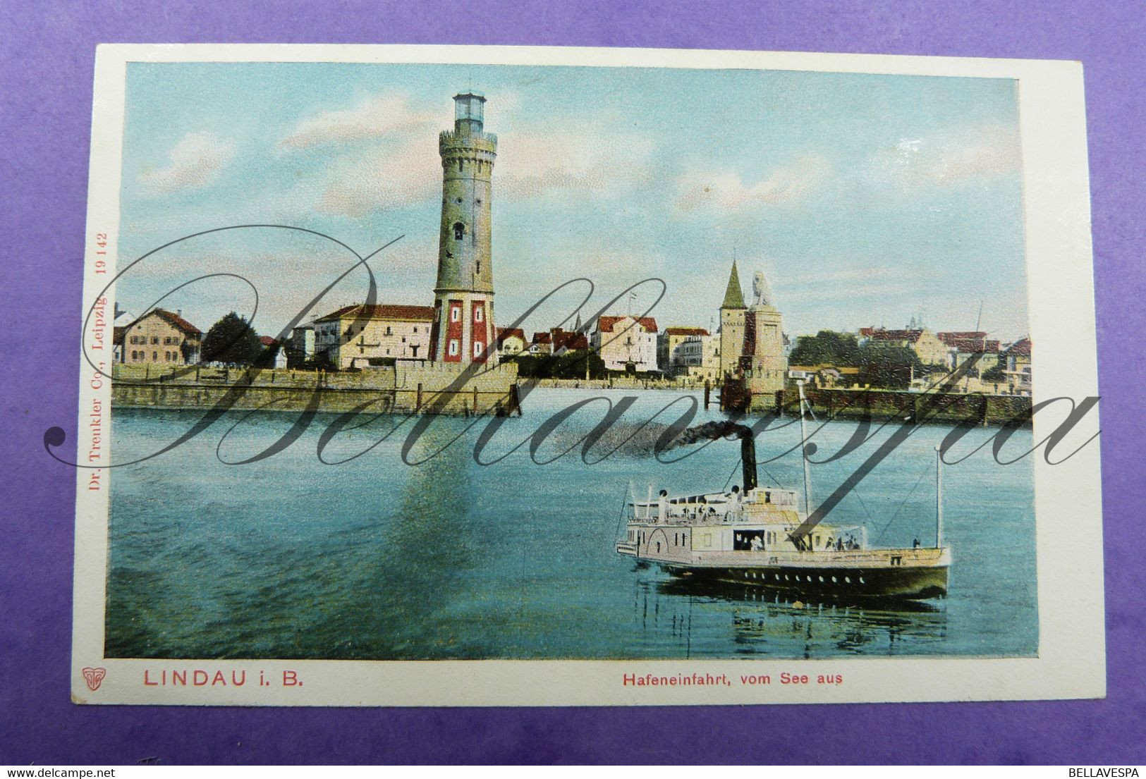 Lindau  Lighthouse- Le  Phare -Vuurtoren.2 X Cpa - Lighthouses