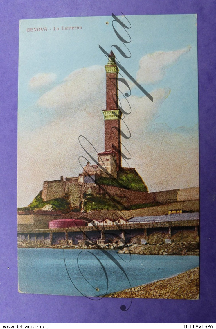 Genova Lanterna Lighthouse- Le  Phare -Vuurtoren.Leuhtturm - Lighthouses