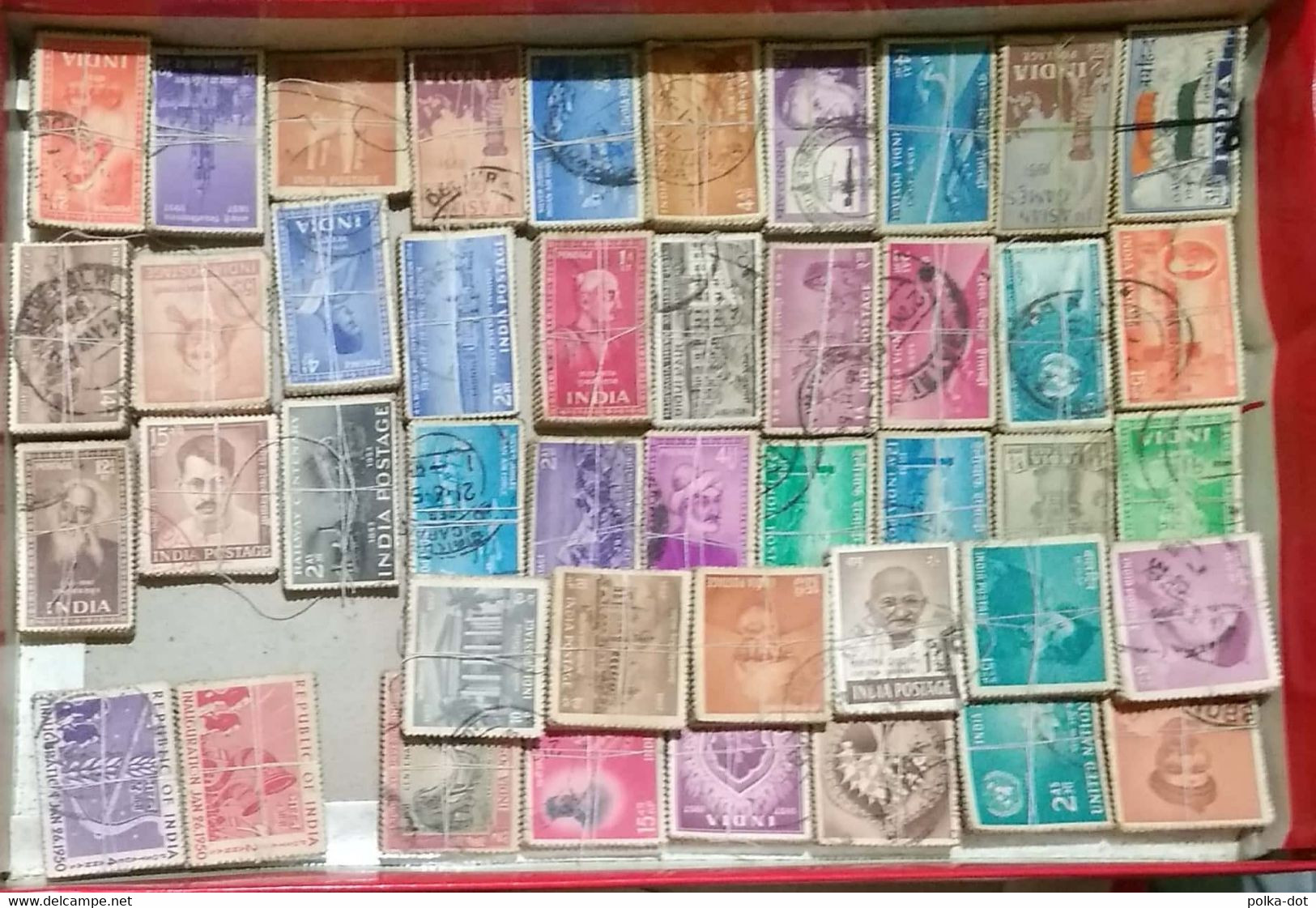 INDIA 1947 THROUGH 2010 COMMEMORATIVE STAMPS USED 100+ DIFFERENT RANDOMLY PICKED PICKED FROM THIS HORDE