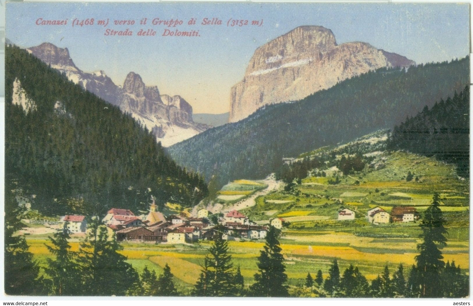 Canazei; Gruppo Di Sella (Strada Delle Dolomiti) - Non Viaggiata. (Amon - Bolzano) - Sonstige & Ohne Zuordnung