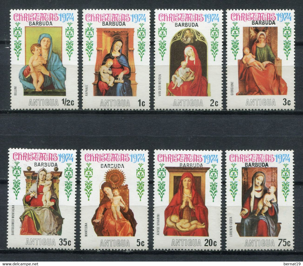 Barbuda 1974. Yvert 175-82 ** MNH. - Antigua And Barbuda (1981-...)