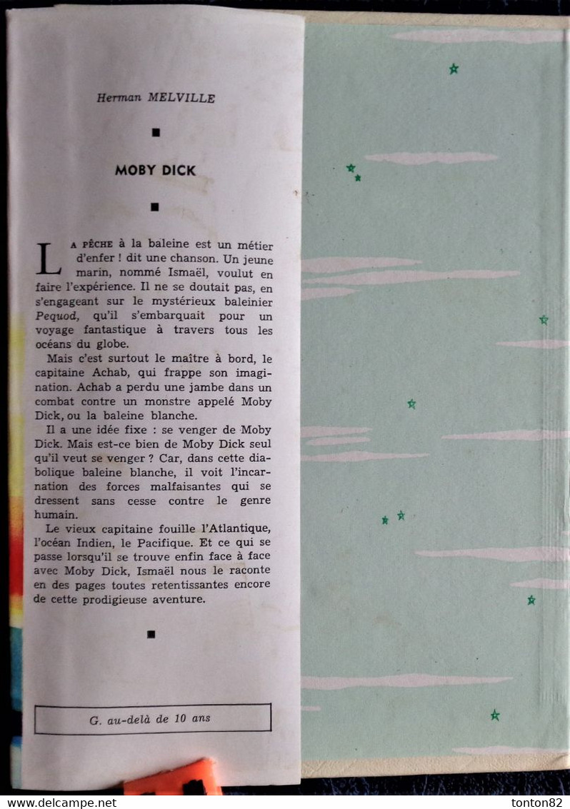 Herman Melville - Moby Dick - Idéal Bibliothèque  / Hachette - ( 1958 ) . - Ideal Bibliotheque