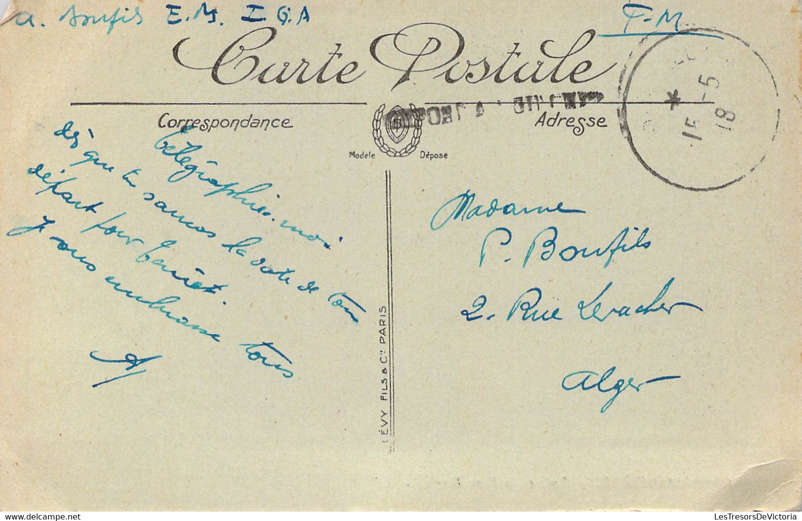 CPA - MARSEILLE - Entrée Du Parc Borély - LL - Carte Animée - Levy Fils - Parchi E Giardini